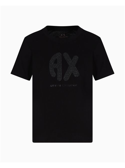 t-shirt woman black ARMANI EXCHANGE | XW000548AF10359/UC001